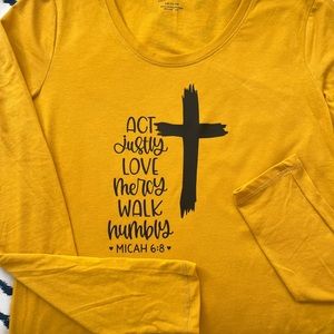 Long sleeve WOMENS Micah 6:8